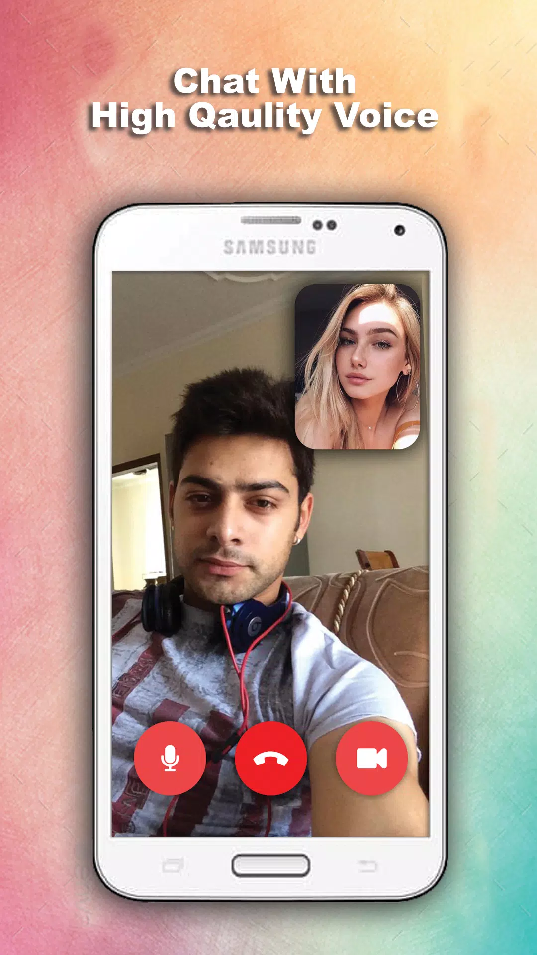 Webcam chat app for android