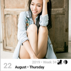 Daily Girls Calendar with Widget FriendlyCalendars ícone