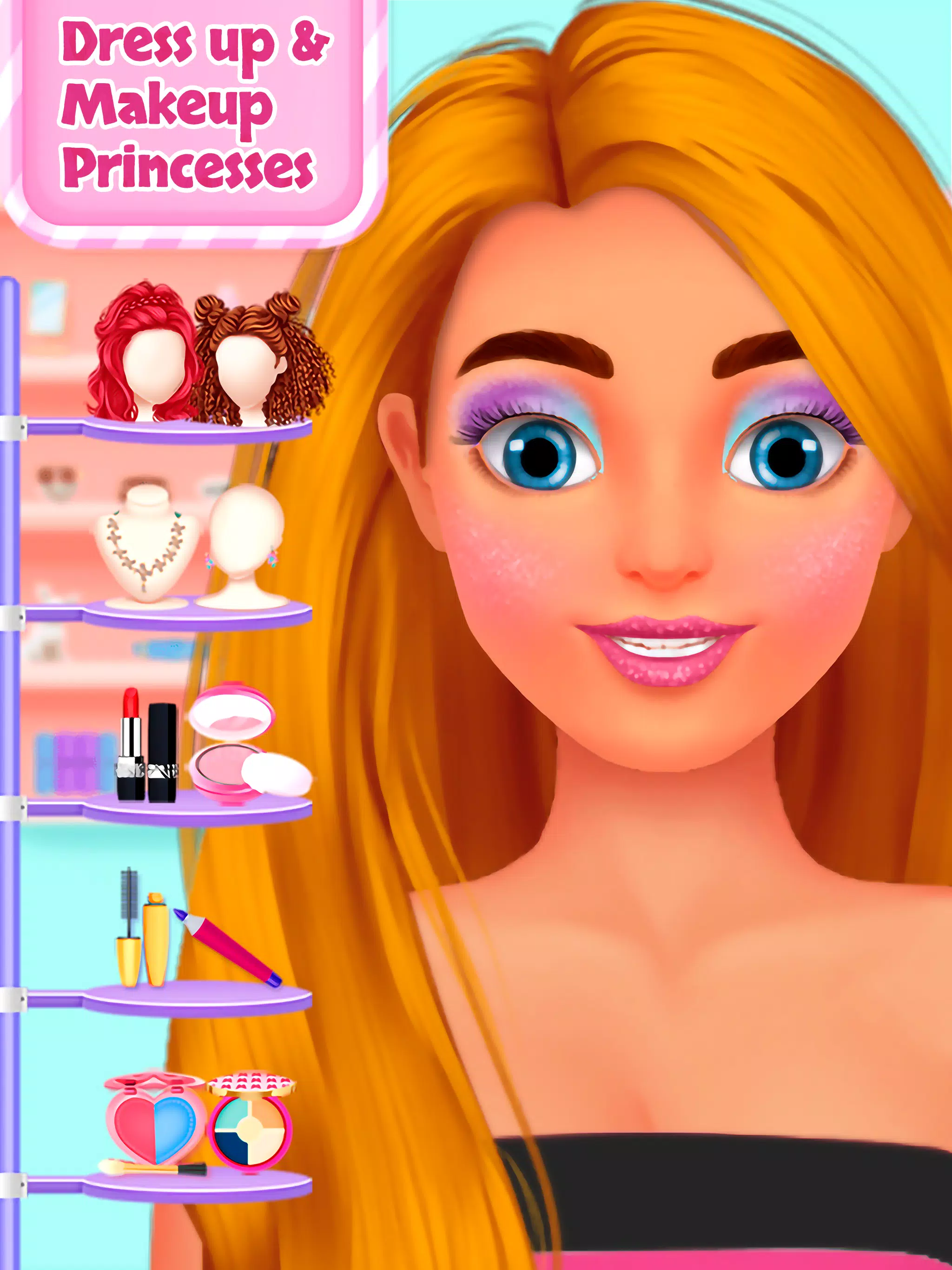 Android向けのプリンセスドレスアップとメイクアップゲーム Apkをダウンロードしましょう