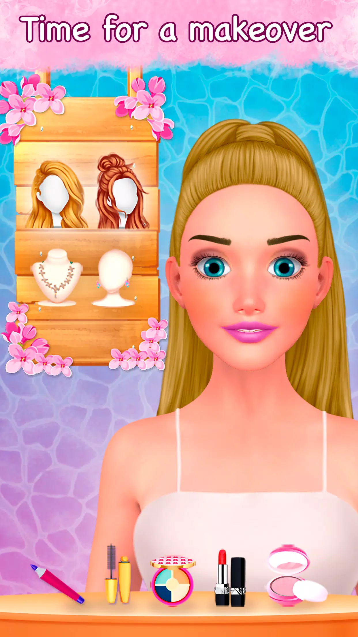 JOGO DE SALÃO DE BELEZA - GAME GIRL GAMES : HAIR SALON MAKEUP DRESS UP #01  