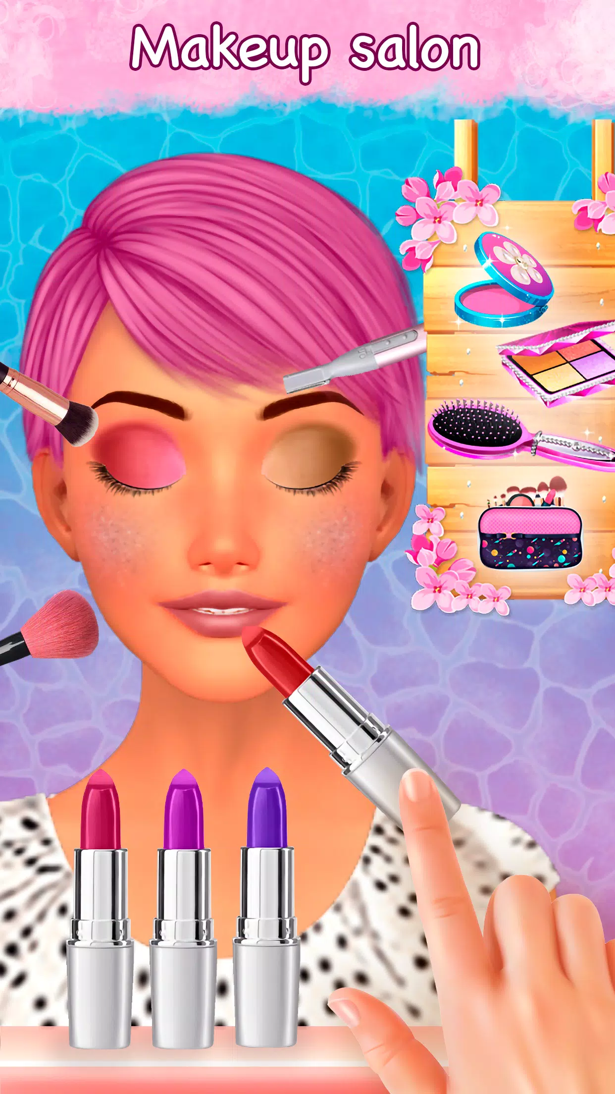 Jogo de maquiagem Android MoboMarket Makeover Cute Partygoer