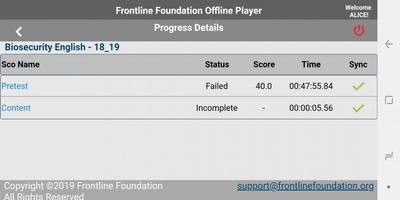 FrontLine Foundation mOLP screenshot 1