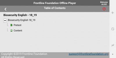FrontLine Foundation mOLP capture d'écran 2