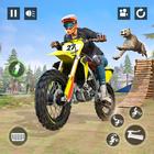 Animal Bike Stunt Racing Games আইকন