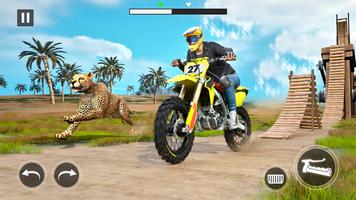 Animal Bike Stunt Racing Games পোস্টার