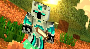frost diamond skin  Minecraft الملصق