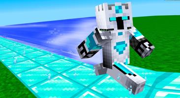 frost diamond skin  Minecraft اسکرین شاٹ 1