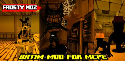 MOD Bendy for Minecraft PE постер