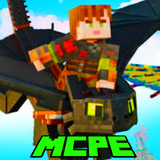 Train Your Dragon Mod for MCPE أيقونة