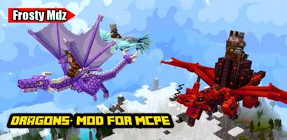 Dragons MOD for Minecraft الملصق