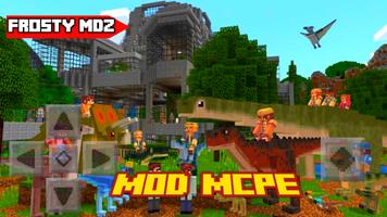 Jurassic WRLD mod for MCPE ảnh chụp màn hình 1