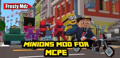 Minions Mod for Minecraft PE poster