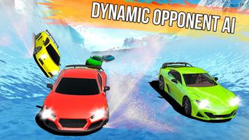 WaterSlide Car Racing Games 3D imagem de tela 1