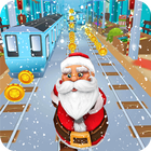 Subway Santa Run آئیکن