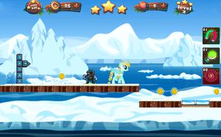 Little Pony Runner Frozen Land screenshot 1
