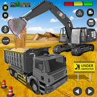 Bagger Konstruktion Simulator Zeichen