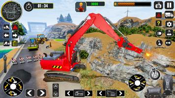 Excavator Construction Game اسکرین شاٹ 2