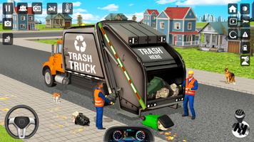 Trash Truck Games Simulator 3D اسکرین شاٹ 3