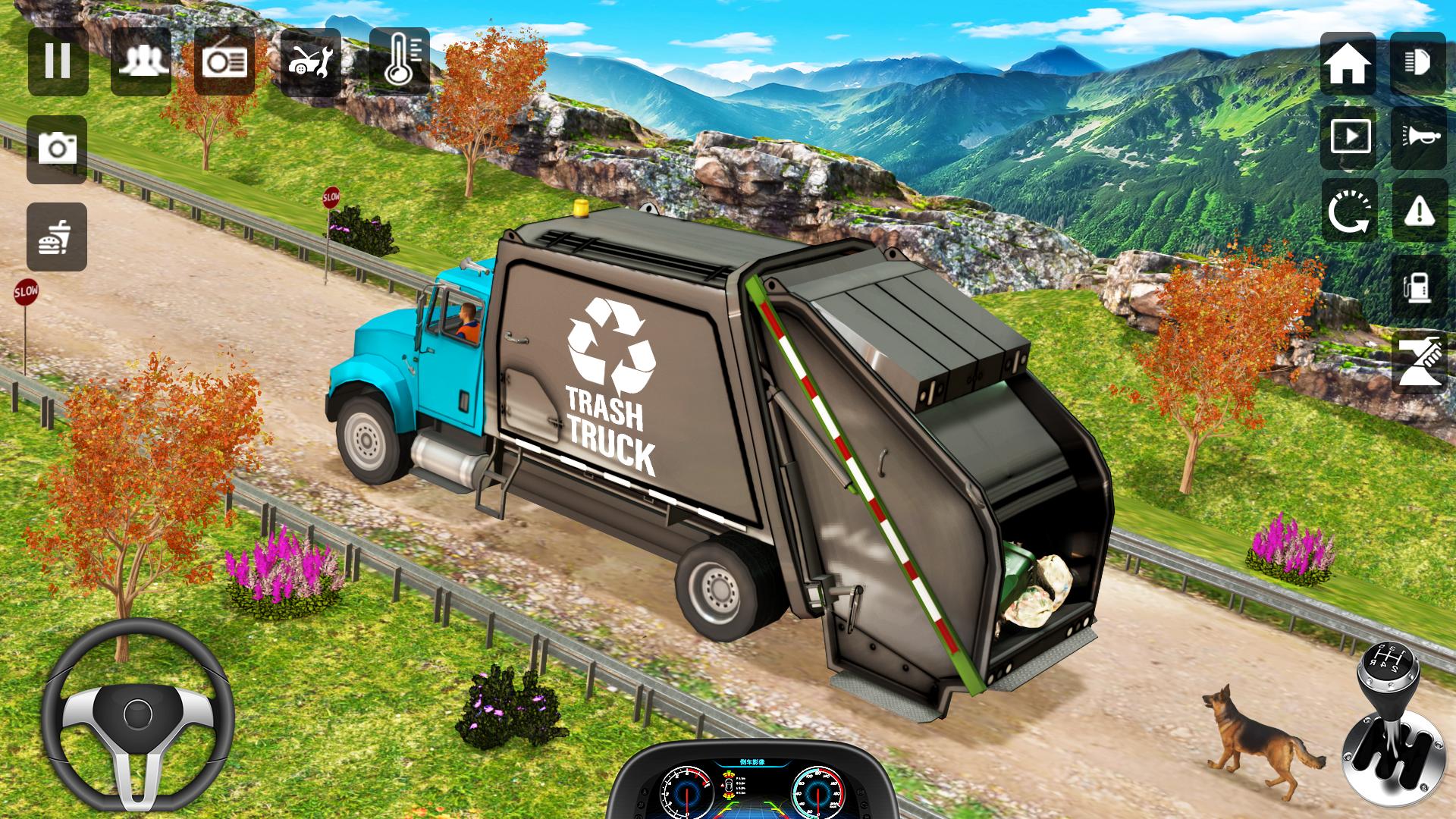 Игра Trash Truck Simulator.. Trash Truck game. Симула.
