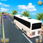 高速公路 公共汽车 赛车： 公共汽车 游戏 图标