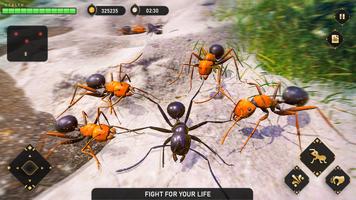 चींटियाँ सेना सिम्युलेटर खेल पोस्टर