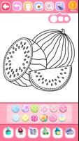 Fruits Coloring Book For Kids capture d'écran 1