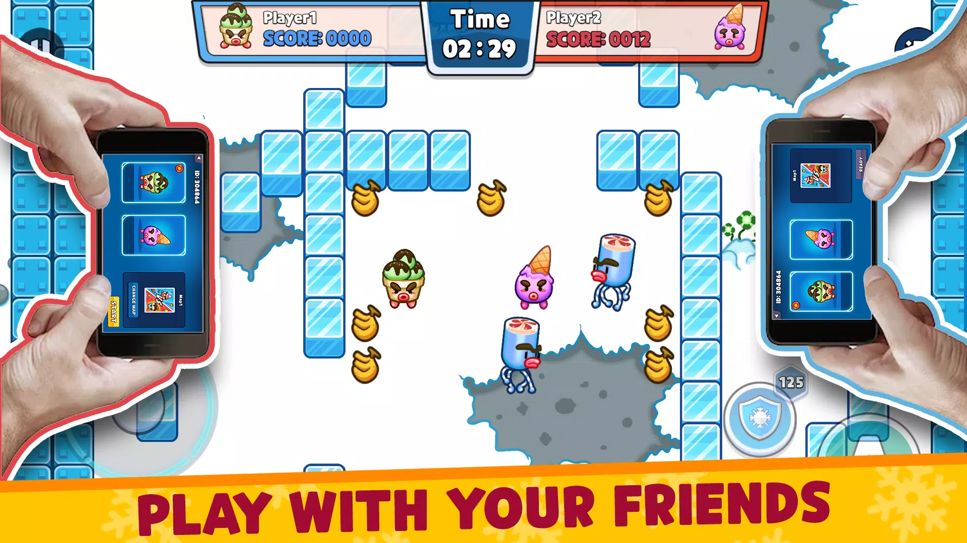 Fruit Ice-Cream 🎮 2 Players! 🎭 Android 