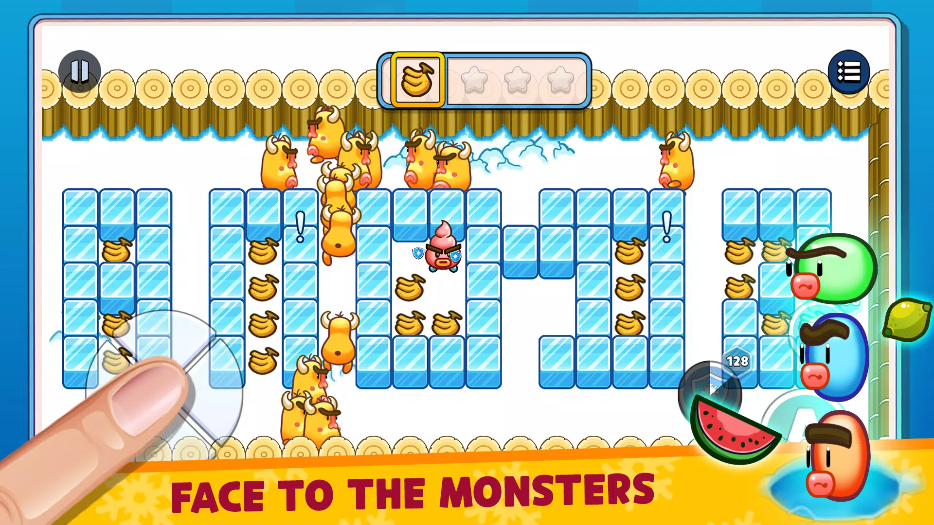 Fruit Ice Cream 2 - Ice cream war Maze Game Game for Android - Download