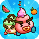Fruit & Ice Cream - Ice cream war Maze Game icône