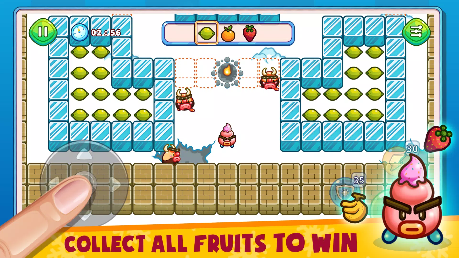 Download do APK de Fruit & Ice Cream - Ice cream war Maze Game para Android