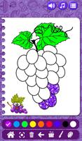 jeu de coloriage de fruits dessin pour enfants capture d'écran 2