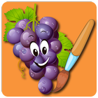 Fruit Vegetables Coloring Book icon