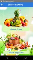 Fruit Vegetables Coloring Book screenshot 2