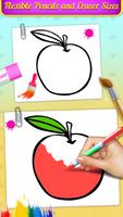 Fruits Coloring Book syot layar 3