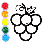 Frutta e verdura da colorare