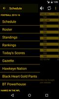 Hawkeye Football Schedule capture d'écran 1