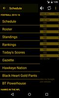 Hawkeye Football Schedule скриншот 1