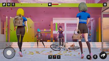Anime High School Story Games imagem de tela 1