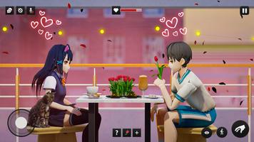 Anime High School Story Games imagem de tela 2