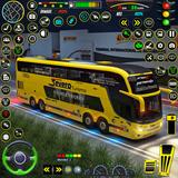 jeu de conduite de bus-autocar icône