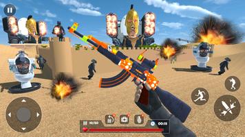 Toilet Commando Shooting Games screenshot 3