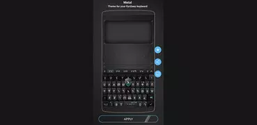 Metal Amharic Keyboard theme f