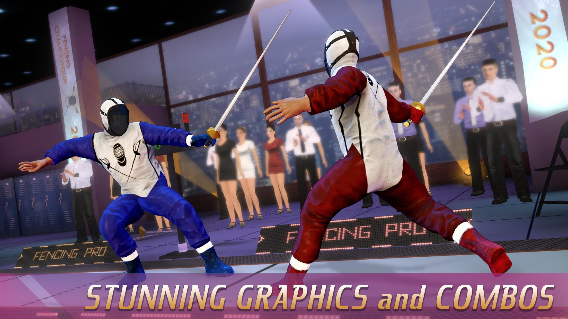 Fencing Combat Fights Ninja Sword Fighting Games For Android Apk Download - fencing sword roblox