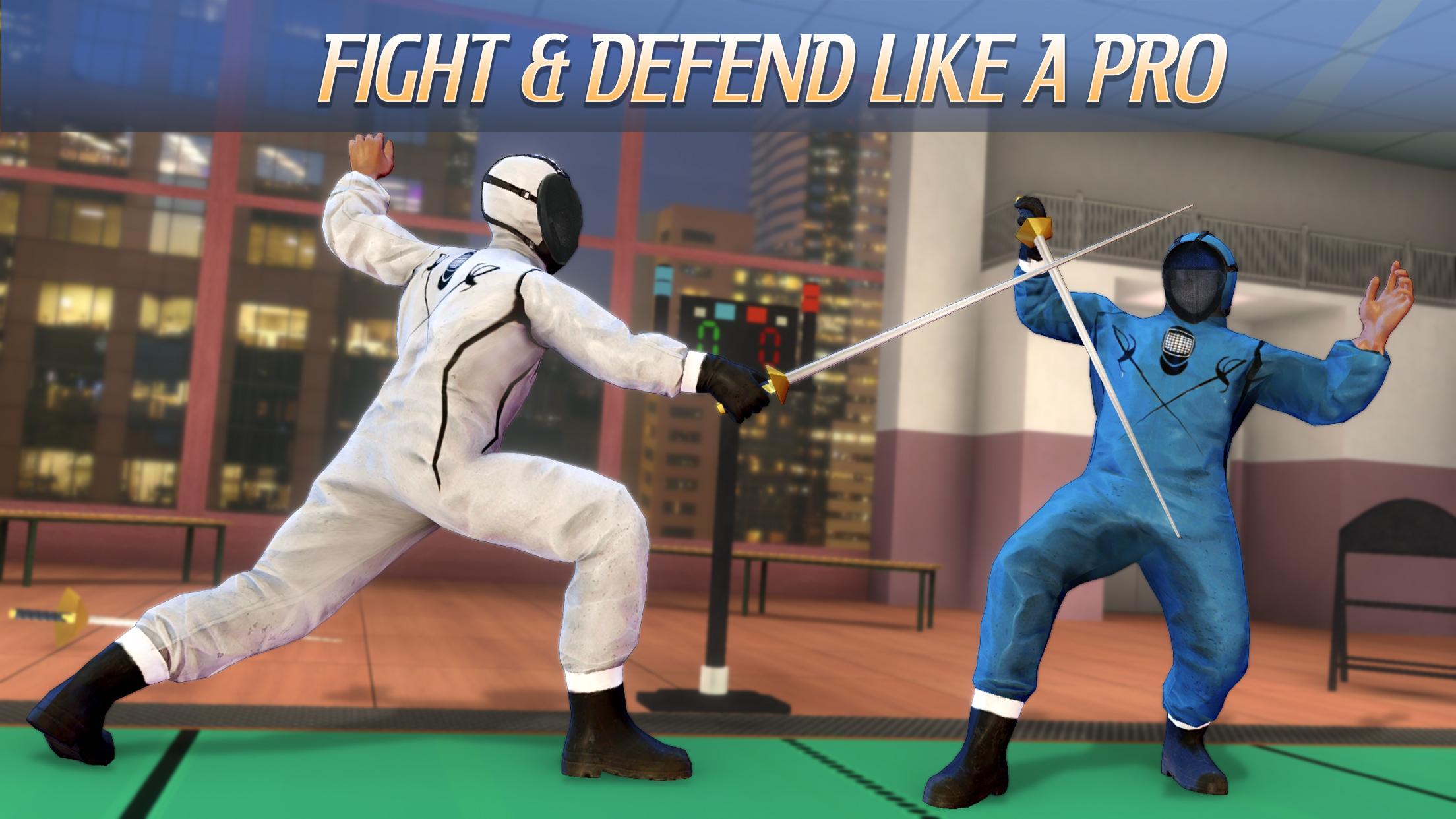 Fencing Combat Fights Ninja Sword Fighting Games For Android Apk Download - fencing sword roblox