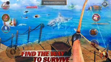 Raft Survival Multiplayer 🦈 jogo de sobrevivência no meio do