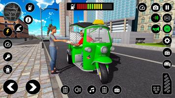Tuk Tuk Rickshaw Driving Games ảnh chụp màn hình 1