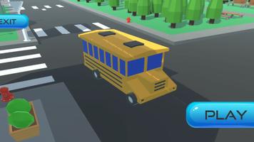 Cartonish Bus Driving Fun Game capture d'écran 3