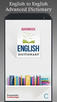 Offline English Dictionary Affiche