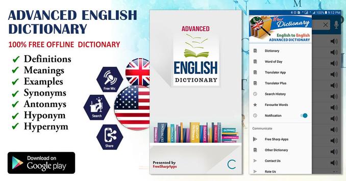 Offline Advanced English Dictionary and Translator 截图 7