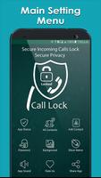 Secure Incoming Calls Lock ảnh chụp màn hình 1